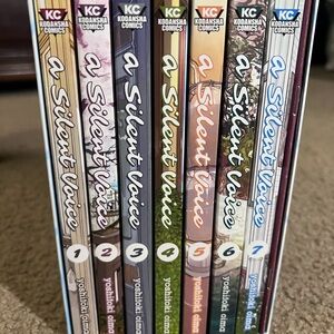 A Silent Voice Complete Manga Box Set With Poster and Communications Pad